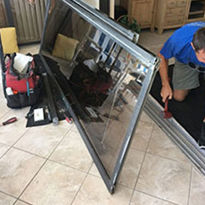 sliding glass door frame repair Sebastopol